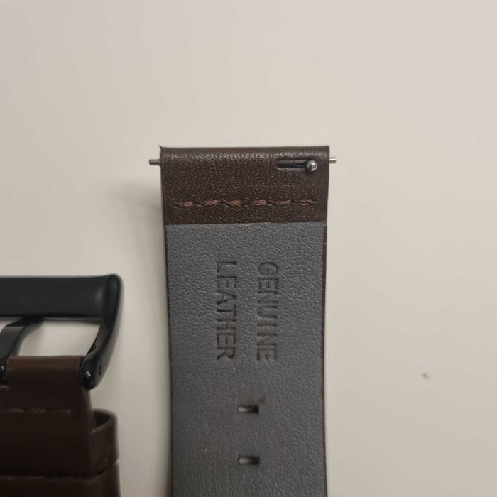 2 braceletes de pele de 22 mm