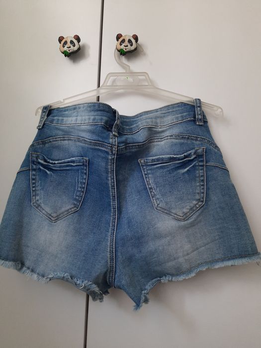 Jeansy krótkie spodenki