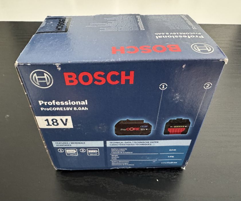 Bateria Bosch ProCORE 18v 8ah