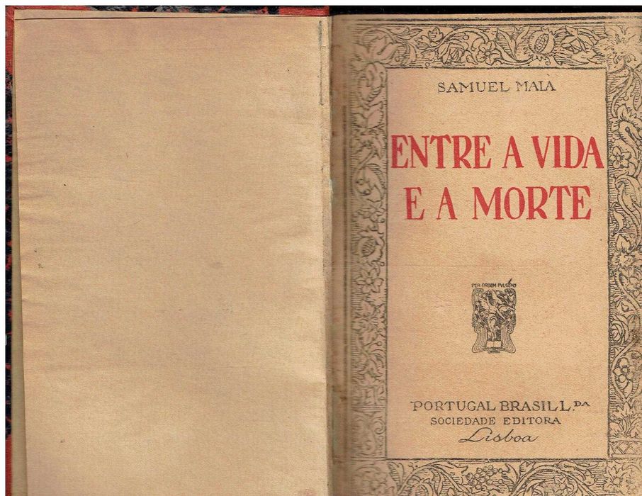 13954

Entre a vida e a morte 
de Samuel Maia