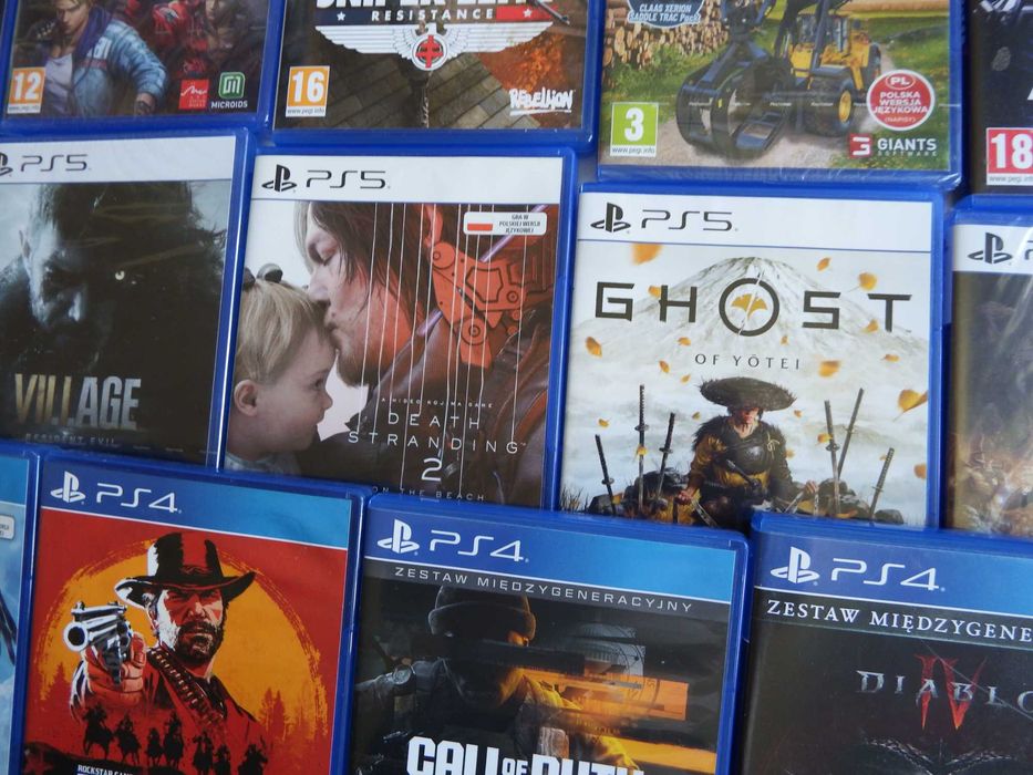 PS5 GRY ! Ghost OF Yotei ! PL w stanie IDEALNYM gry Playstation 5 !