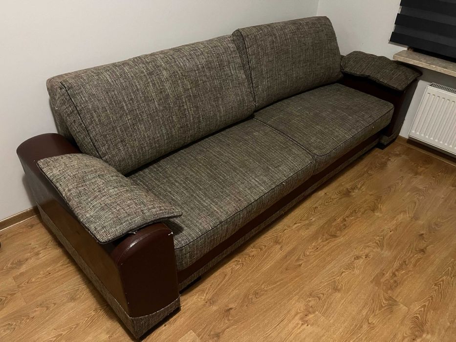 Sofa rozkładana z funkcją spania + pojemnik 150×250 cm – tanio