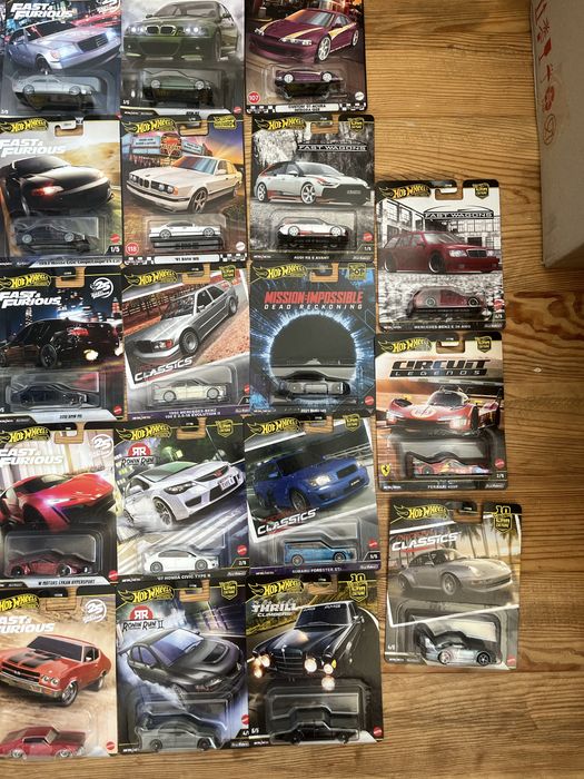 Моделі hot wheels premium car culture fast and furious