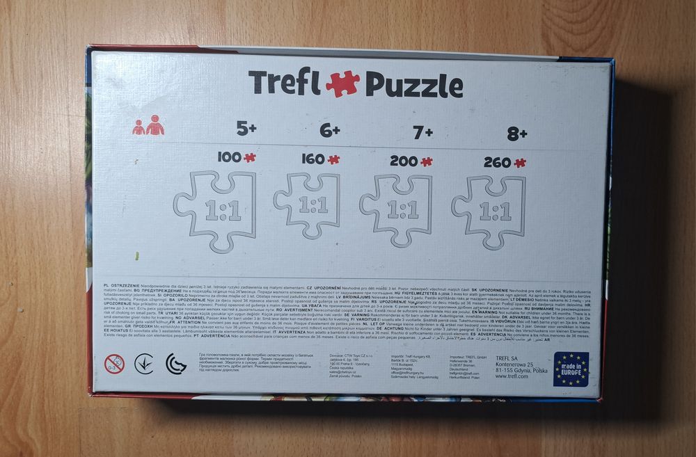 3x Puzzle 160 el.