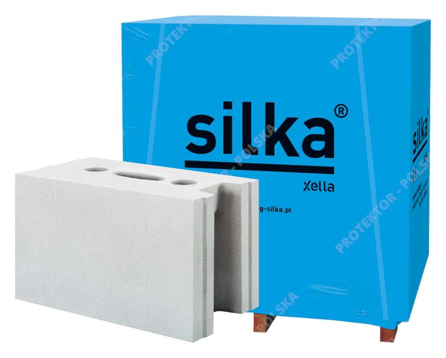 bloczek SILKA E24cm Light sylikat silikat dziurawka pustak cegła xella
