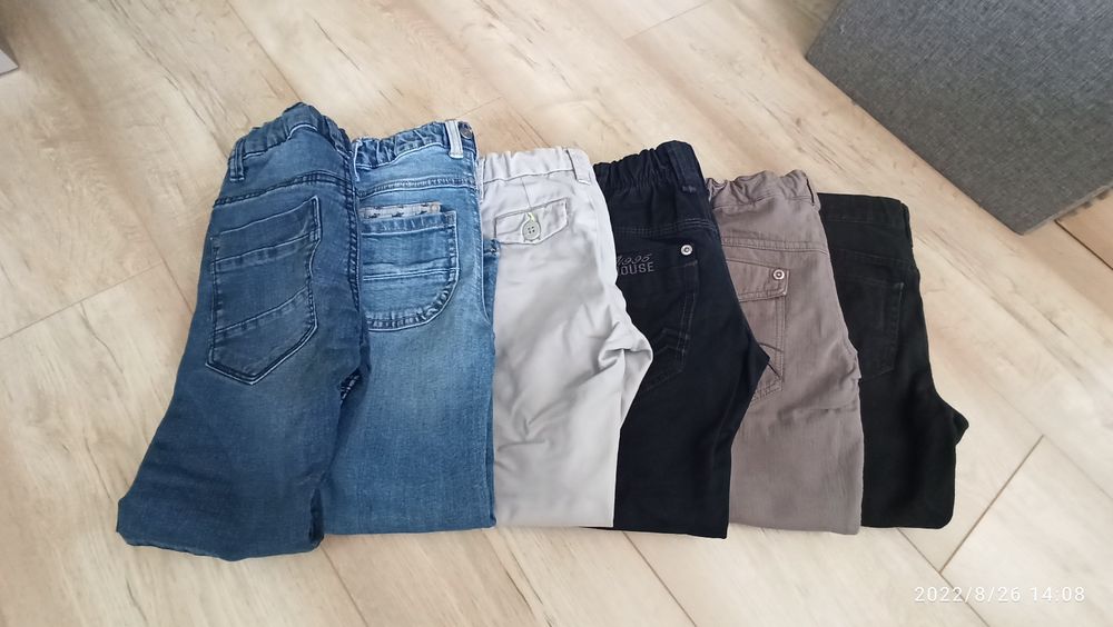Zestaw 6sztuk spodni chłopiec 92 98/104