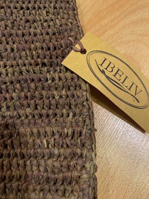 Ibelive,clatch,клатч з рафії