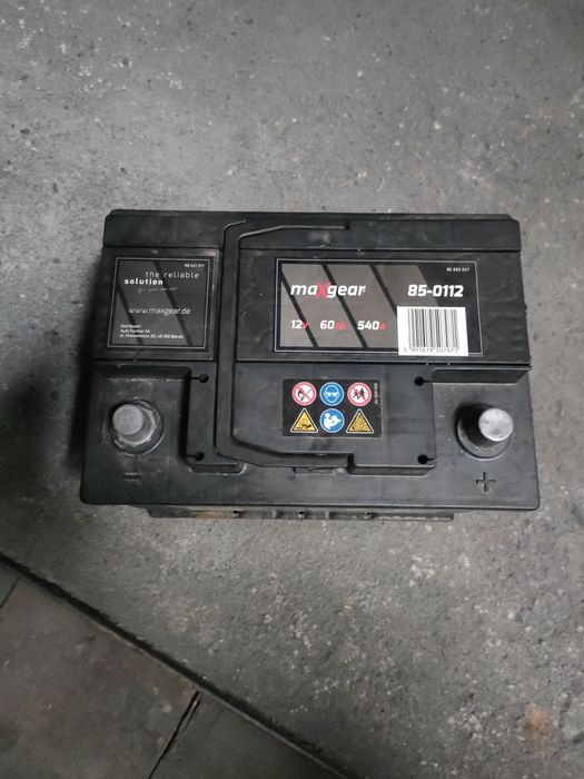 Akumulator   12V 60 AH 540A