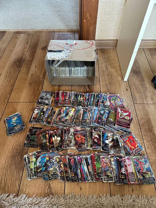 2.5 грн дешевые карточки человек паук черепашки ниндзя коллекционные