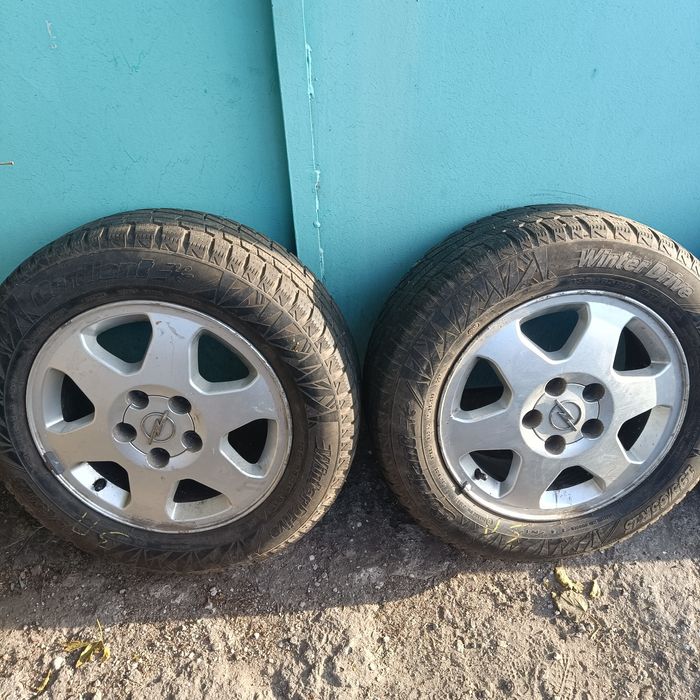 Оригінальні титанові диски /OPEL 5*110/ з резиною.