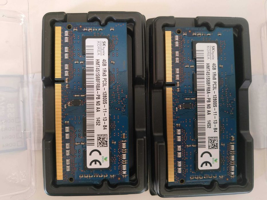Hynix 4GB 1Rx8 PC3L-12800S-11-13-84  2 szt.