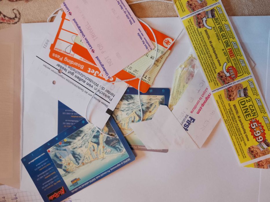 stare bilety różne skipas, komunikacyjne i inne likwidacja kolekcji