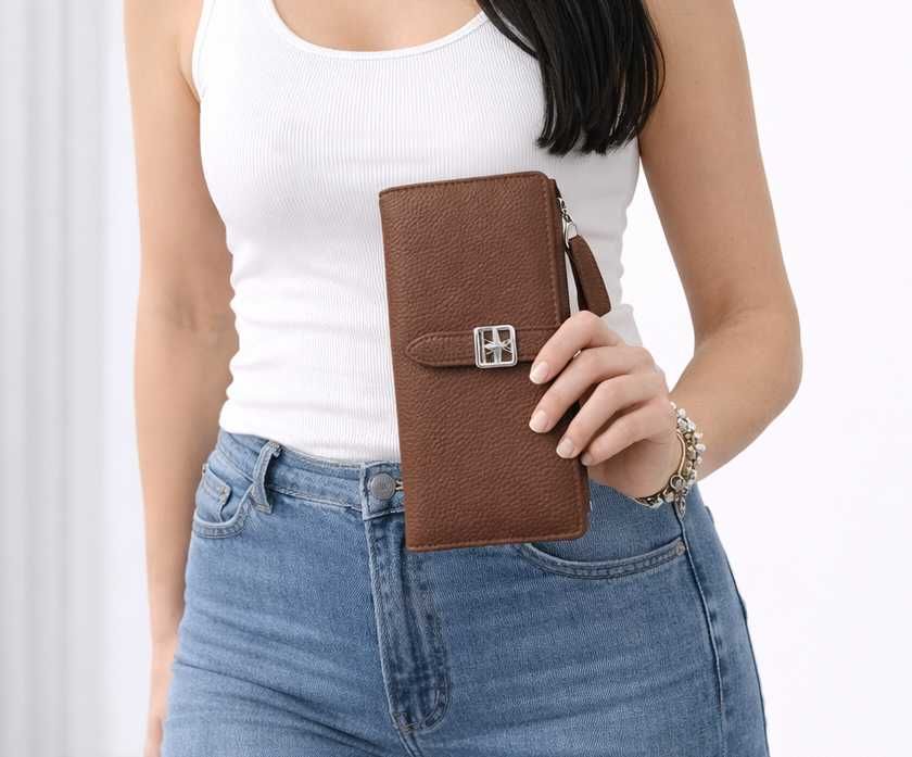 Portfel damski Pszczółka kolor coffee PA772