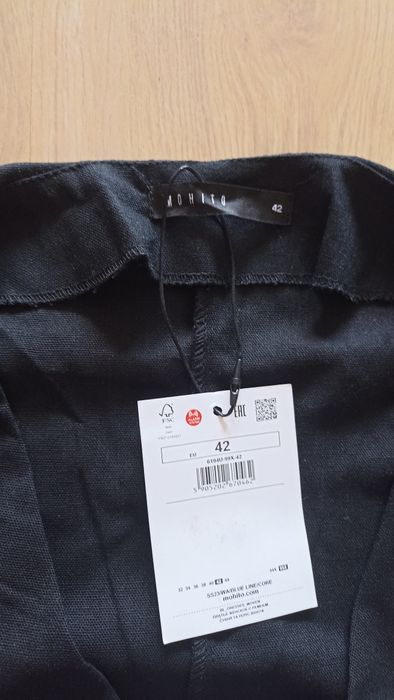 Nowa letnia sukienka z lnem Mohito rozmiar 42