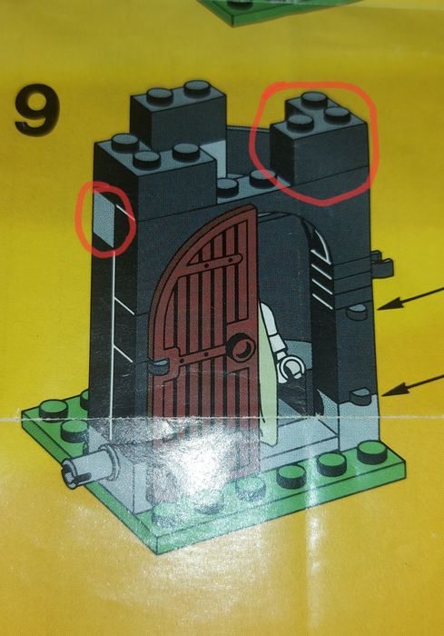 Lego 6034 Black Monarch's Ghost Castle + Instrukcja !