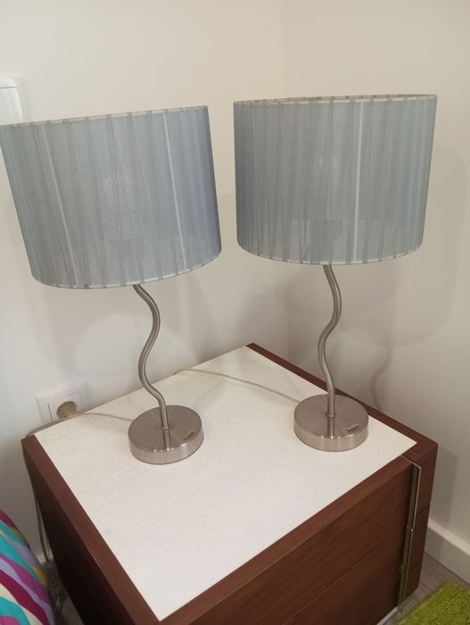 Conjunto 2 candeeiros de quarto
