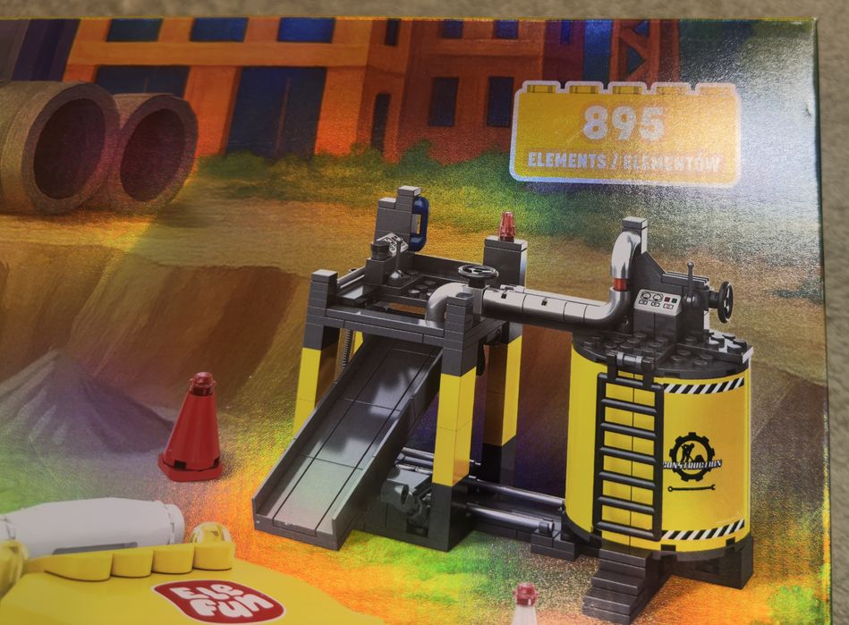 Metropolis Plac Budowy zestaw klocków Elefun Nowy