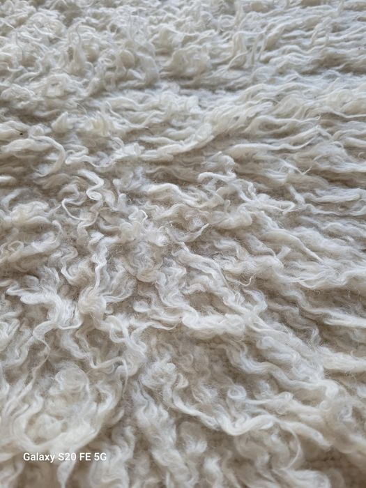 Dywan narzuta koc pled  wełna