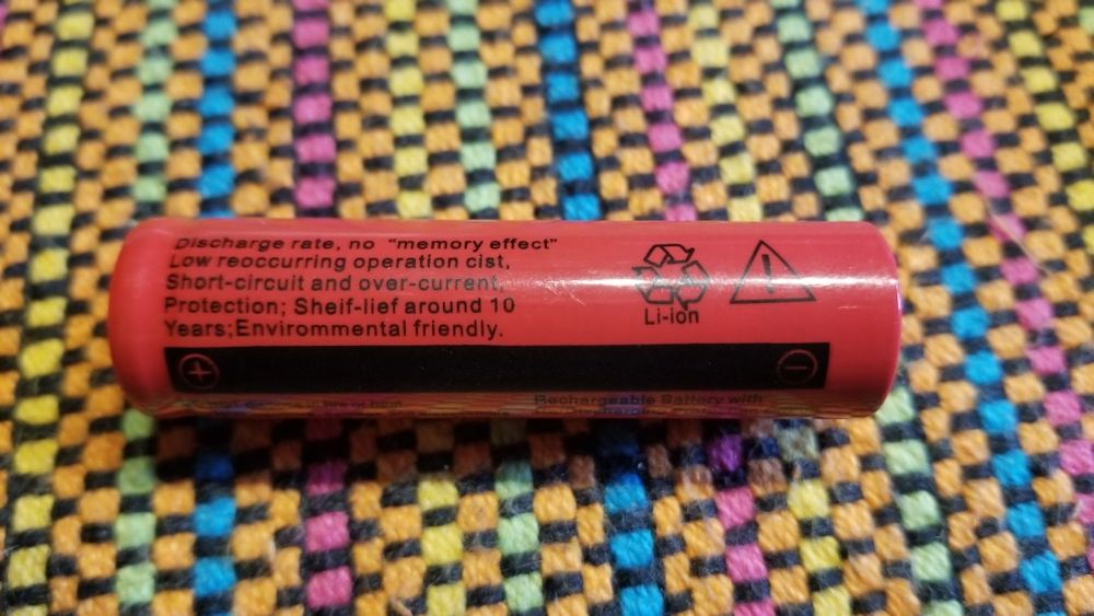 Pilhas Recarregáveis 18650 de 6000mAH 4.2V