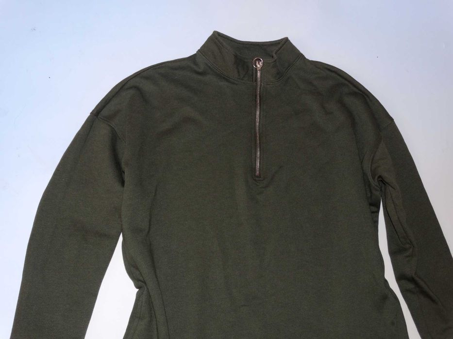 _TU_Fajny khaki sweter-bluza do pracy _R.46/48_