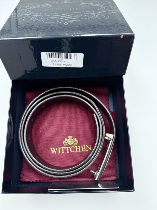 Pasek skórzany WITTCHEN brązowy 100 cm (40) + pudełko + certyfikat