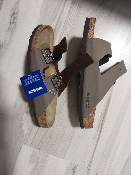 Birkenstock Arizona Bs 42 Mocca brązowo beżowe