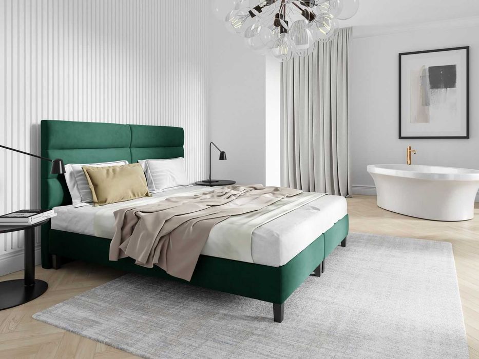 Pojedyncze łóżko hotelowe z wezgłowiem LINO 70x200 cm