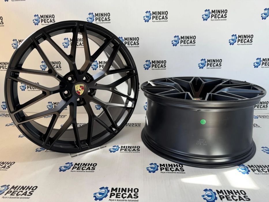 Jantes Look Porsche Macan GTS em 21 (5x112) Preto Matte