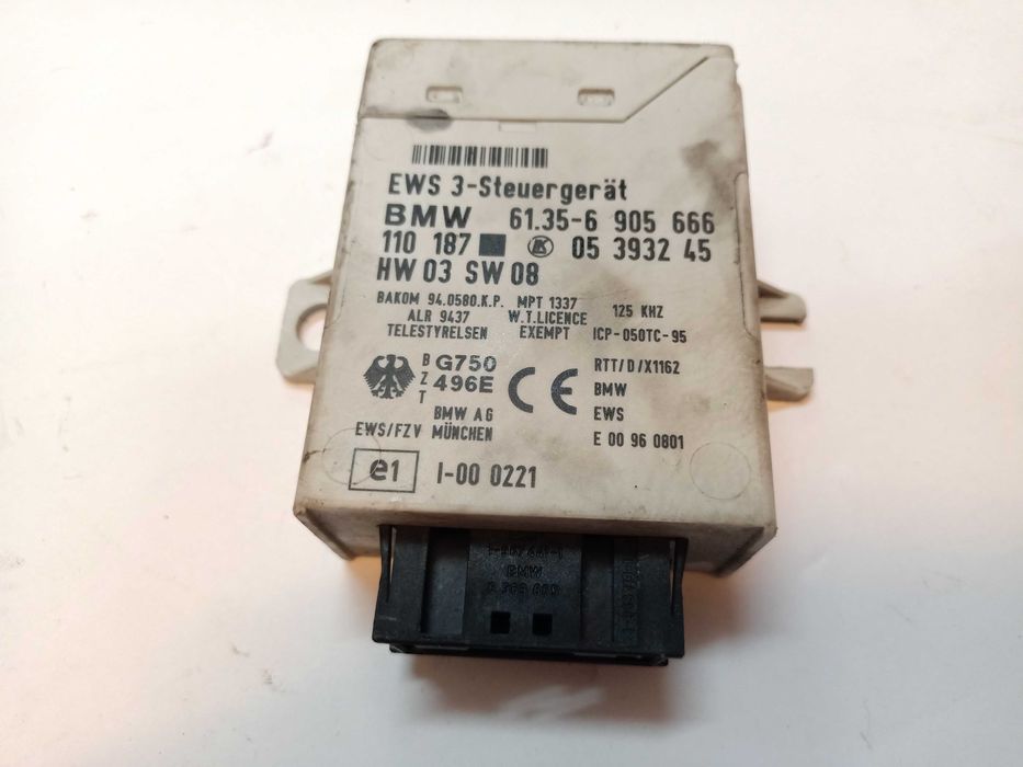 BMW E46 Zestaw Startowy sterownik silnika EWS stacyjka kluczyk N42B18