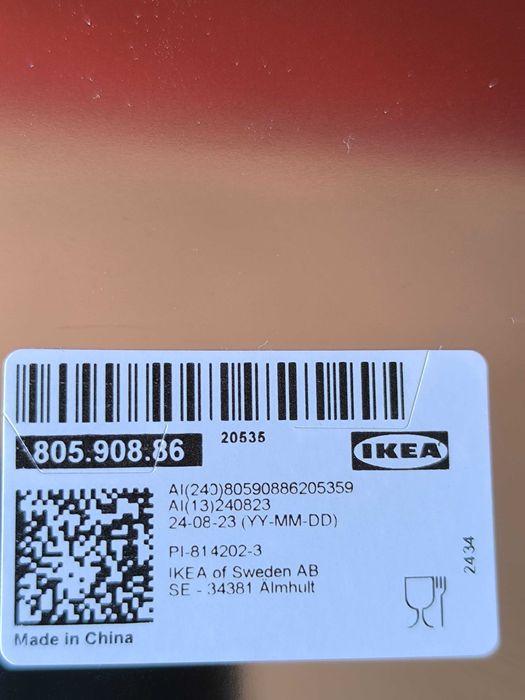 Tabuleiro aço inoxidável IKEA - Novo