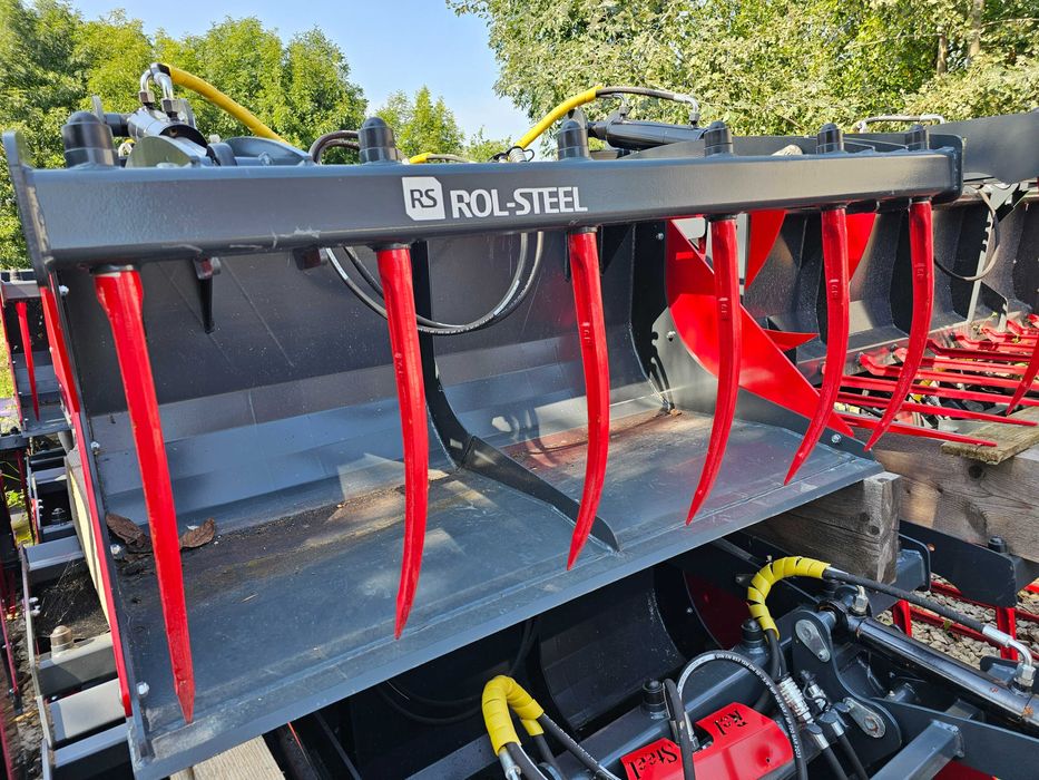 Krokodyl widło szuflo łyżko krokodyl do tura ładowarki ROL-STEEL nowe