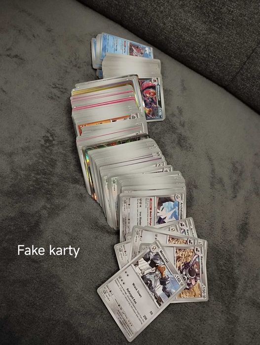 Karty Pokemon TCG duży zestaw.