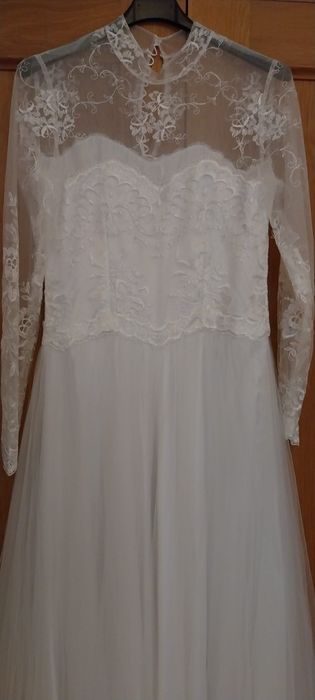 Vestido de noiva renda italiana