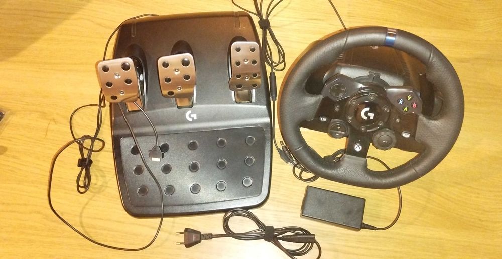 Logitech G923 TRUEFORCE + Mod TrueBreak v2.2 AXC Sim + Manete Mudanças