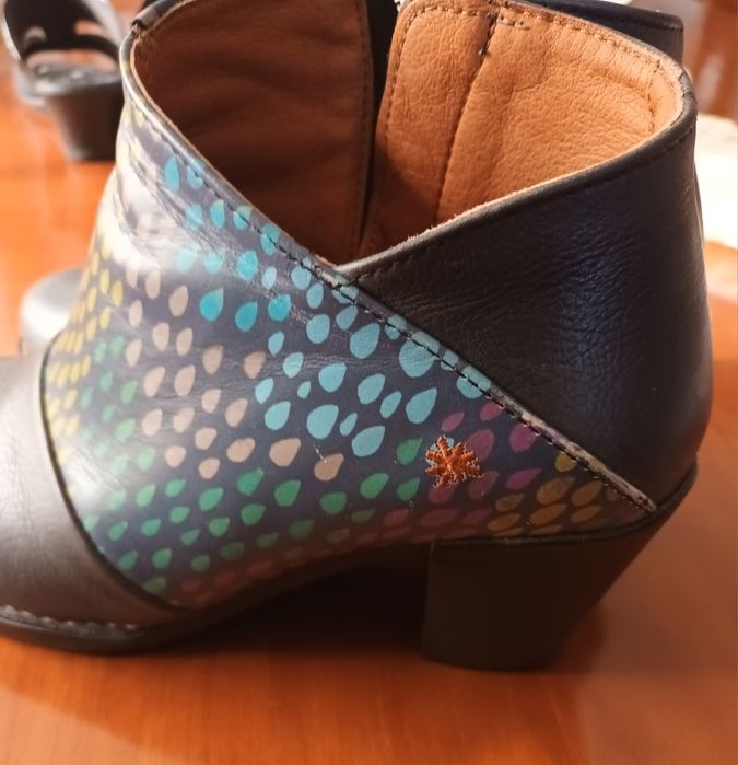 Botins azuis com padrão - Art