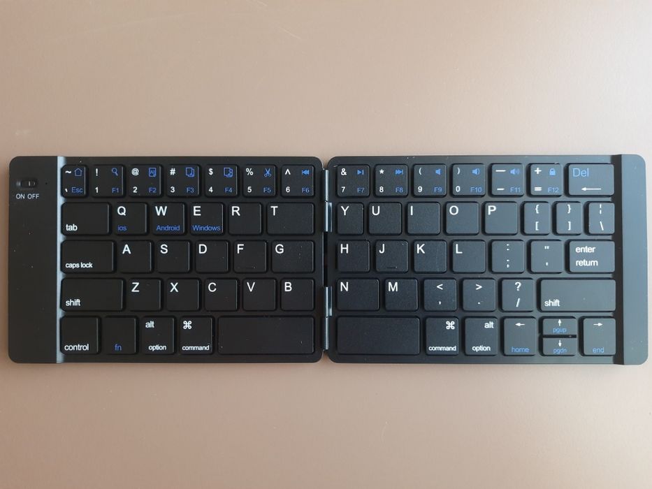 Складна компактна Bluetooth клавіатура iOS, Android, Windows