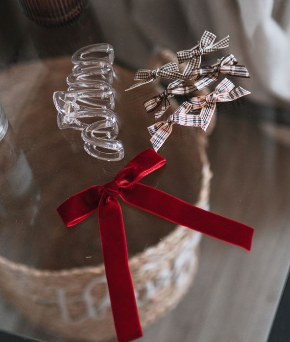 spinki do włosów kokardki