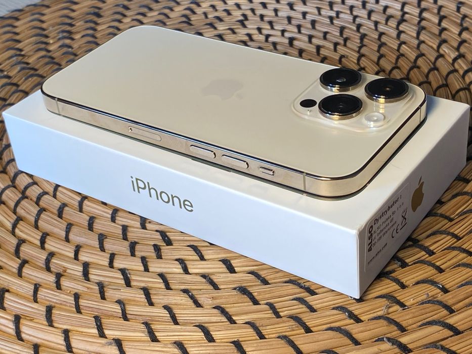 iPhone 14 Pro 128GB ZŁOTY/ Bateria 88%/ IDEALNY!