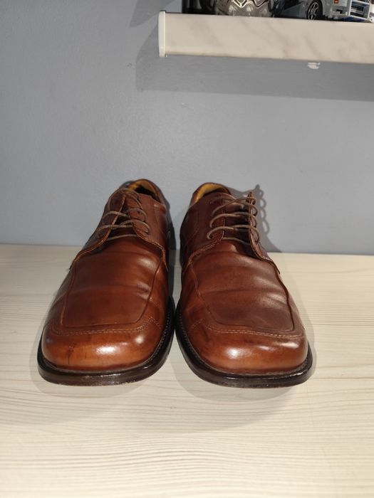 Eleganckie skórzane mokasyny męskie 40 1/2