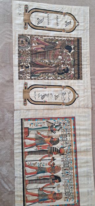 Картини на папірусі, Єгипет, 30х40см., 2шт.=105