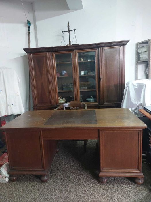 Antique oak office secretary64739025821954124