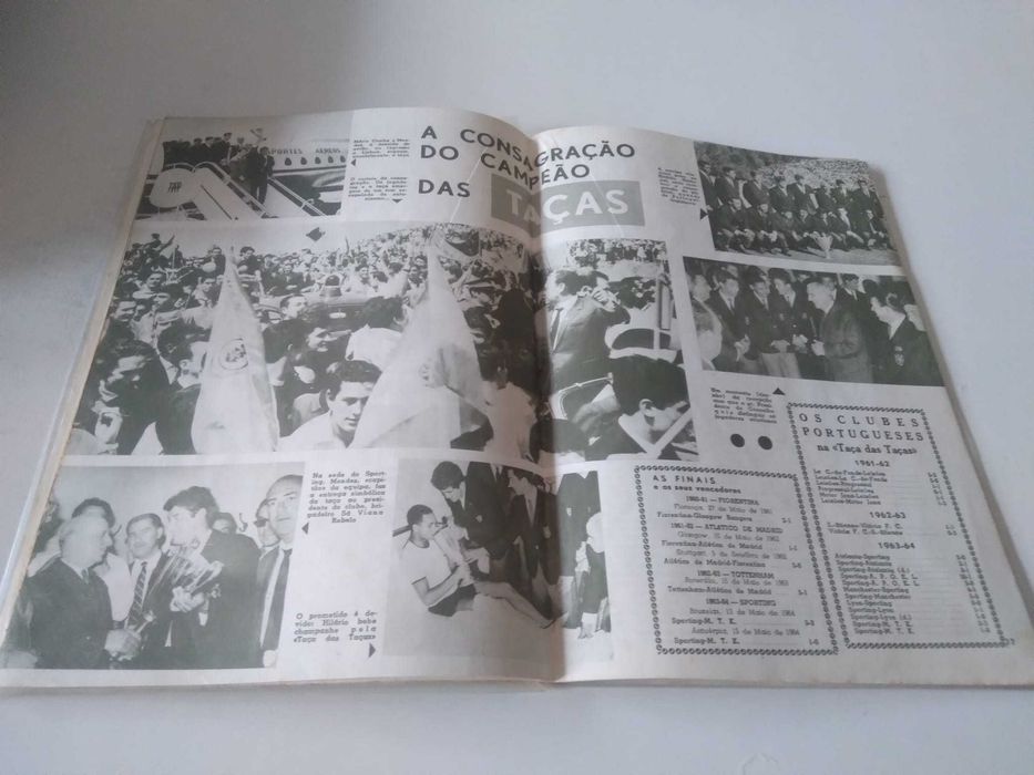 Sporting Clube de Portugal Campeão das Taças da Europa 1963 - 1964 RARA