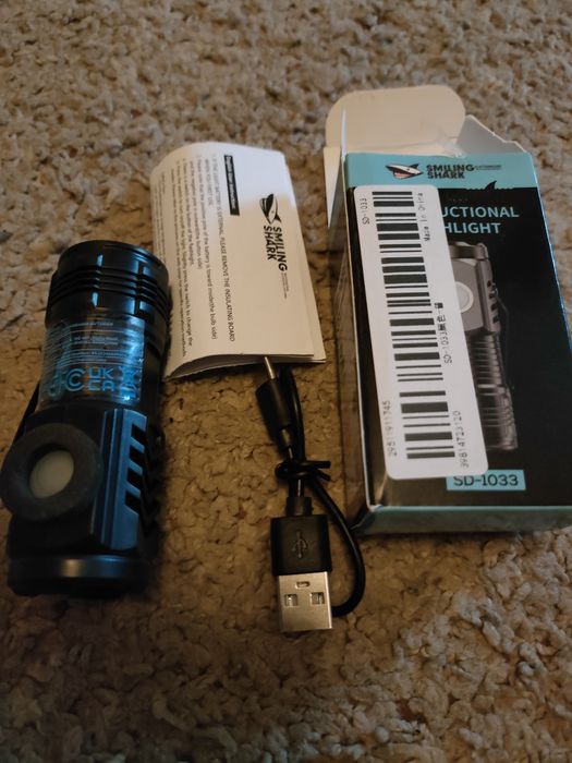 Фонарь Mini LED , со встроенным аккумулятором