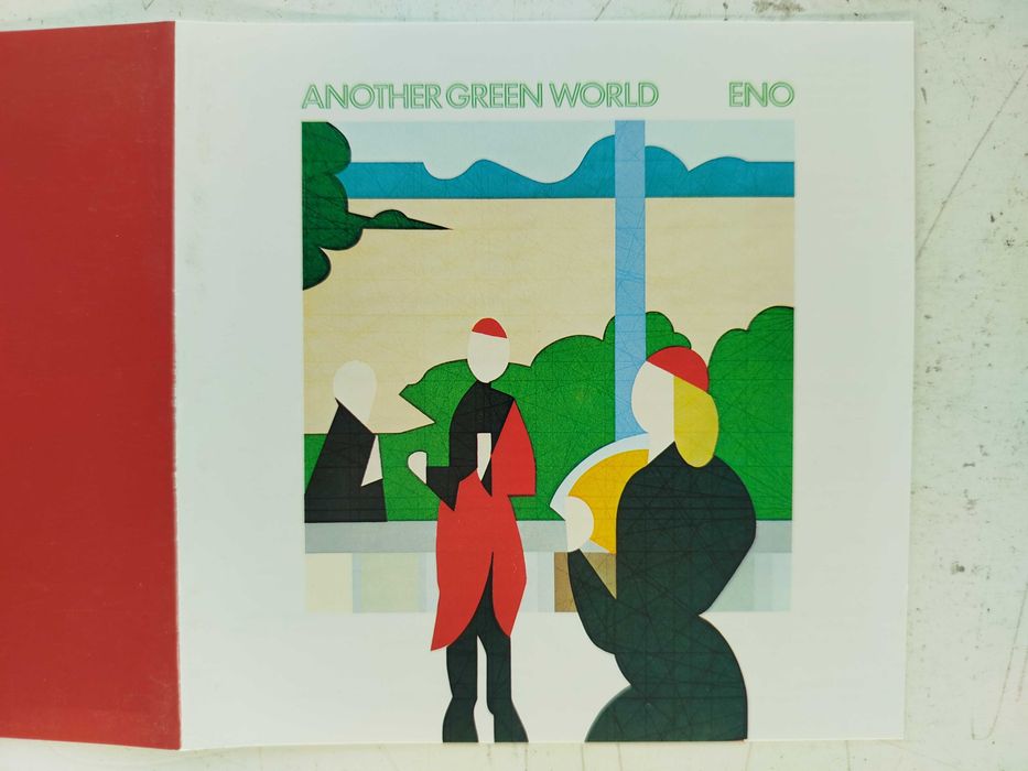Okładka CD Brian Eno Another Green World poligrafia OP+OT bez płyty !