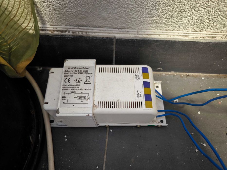 Estufa horta usada com acessórios incluídos