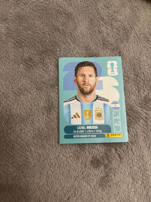 Cromo Messi Mundial 2026
