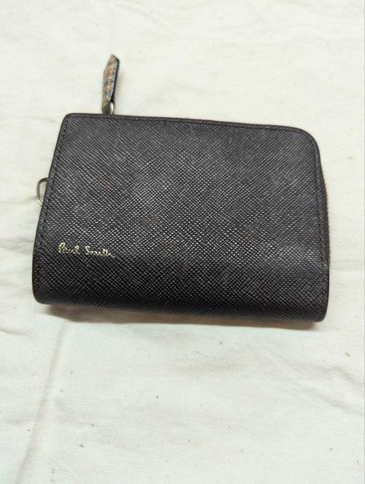 Черный футляр для ключей с монетницей Paul Smith , ключница