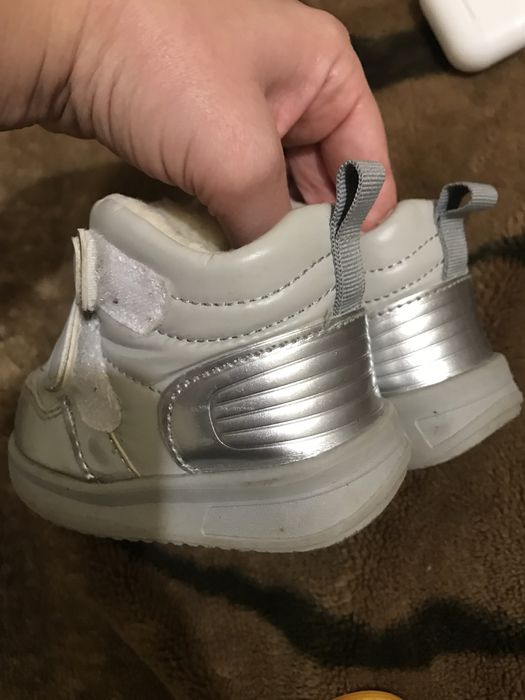 Детские Зимние ботинки сапоги первая обувь 15 размер 11см 12см 12,5см