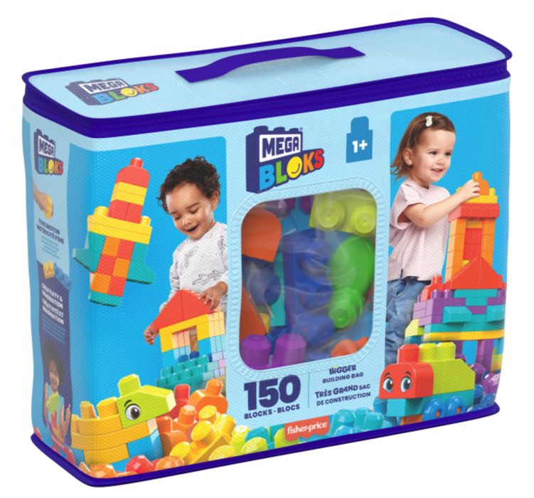 Mega bloks конструктор 150 деталей  і потяг музичний