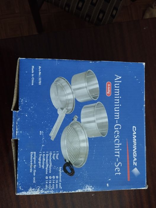 Garnki aluminiowe na biwak